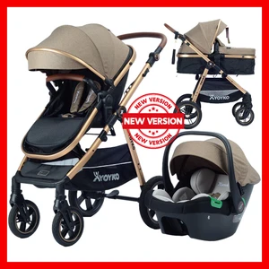 Luxury I-Size Travel Sistem Bebek Arabası 3 In 1 Coffee Rose