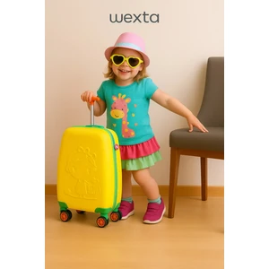 Disney Sarı Kız Çocuk Valizi 410 Eğlenceli Tasarım 50x34x25 cm 2100 gr