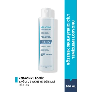 Keracnyl Arındırıcı Temizleyici Losyon 200 ml – Yağlı ve Akneli Ciltler için Matlaştırıcı ve Gözenek Sıkılaştırıcı
