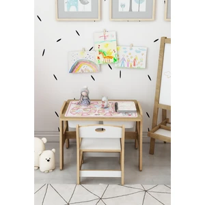 Jest Dekor Konsept - Lesson Montessori Ahşap Aktivite Masa Sandalye Takımı -