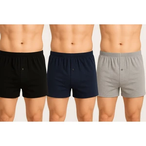 Erkek Boxer Seti 3 Adet Karışık Renk