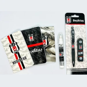 Beşiktaş Lisanslı Kırtasiye Seti – 3 Defter, Versatil Kalem, 0.7 Kalem Ucu ve Roket Silgi – Bjk Taraftar Okul ve Öğrenci Seti