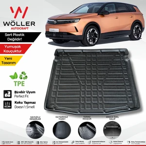Yeni Opel Grandland Bagaj Havuzu 2025 Sonrası Uyumlu 3D Ultraflex Esnek