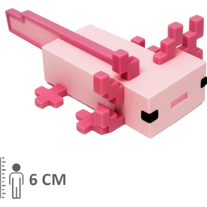 Minecraft Axolotl Aksolotl Pembe Figür