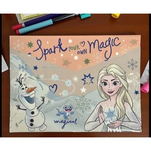 Cg Kids Frozen Elsa Çıtçıtlı Dosya Süper Kalite Baskı Ister 1 Adet Ister 2 Adet Ister 4 Adet