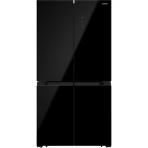 R12097B01 Gardrop Tipi Siyah Cam Buzdolabı