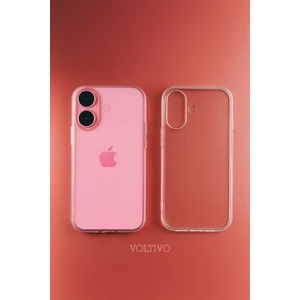 iPhone 16 - Ultra Ince Şeffaf Sade Silikon Kılıf