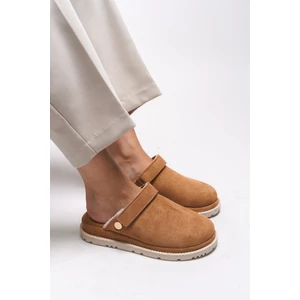 Kadın Terlik Içi Kürklü Konforlu Kullanım Alanı Düz Topuklu 0012999