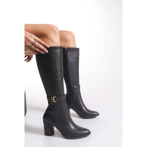 Kadın Topuklu Çizme 0012430