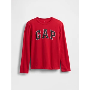 Erkek Çocuk Kırmızı Gap Logo T-Shirt