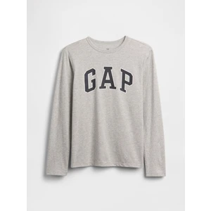 Erkek Çocuk Gri Gap Logo T-Shirt