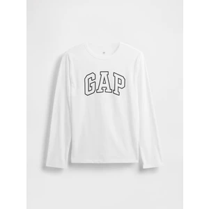 Erkek Çocuk Beyaz Gap Logo T-Shirt