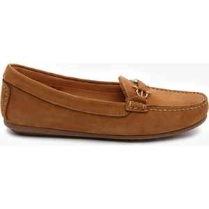 Kadın Taba Nubuk Hakiki Deri Loafer Ayakkabı 5Y2WA57725