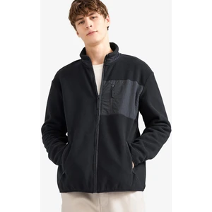 Regular Fit Dik Yaka Fermuarlı Polar Hırka A6892AX25WN