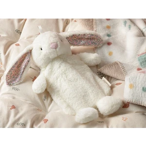 Bunny 750 ml Çocuk Sıcak Su Torbası – Yumuşak Ekru Peluş Kılıf, Medikal Standartlarda Güvenli ve Dayanıklı