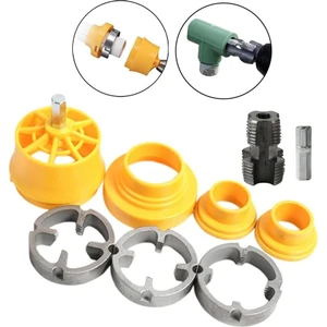 6425 Pvc Pprc Boru Için Iç ve Dış Diş Açma Aparatı Seti 9 Parça