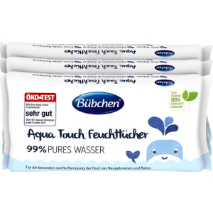 Aqua Touch Yenidoğan Hassas Islak Mendil 3 x 48 Adet ( 144 Yaprak )