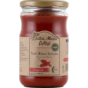 Datça Murat Çiftliği Organik Tatlı Biber Salçası 650 gr Paprika Paste
