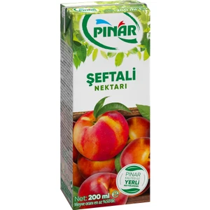 Meyve Nektarı Şeftali 200 ml x 27 Adet