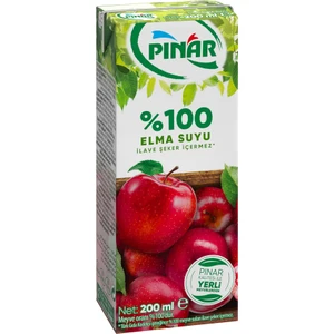Meyve Suyu Saf Elma 200 ml x 27 Adet