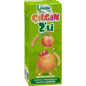 Çılgın Ikili Şeftali Portakal 200 ml x 27 Adet