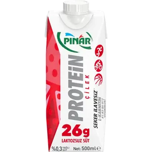Çilekli Protein Süt 500 ml x 12 Adet