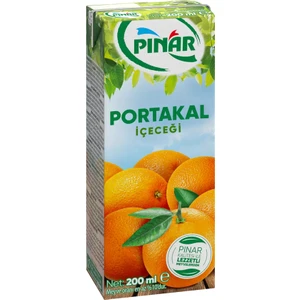 Meyveli Içecek Portakal 200 ml x 27 Adet