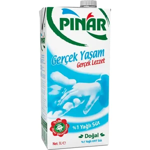 %1 Yağlı Süt 1 Lt x 12 Adet