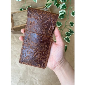 Alesta Leather (Isim Yazıyoruz) El Yapımı Hakiki Deri Kalemlik