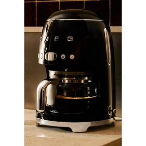 Smeg 50 Style Retro Siyah Filtre Kahve Makinesi DCF02BLEU