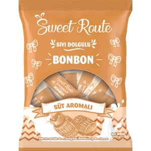 Sweet Route Sıvı Dolgulu ve Sütlü Bonbon Şeker 500 gr