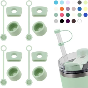 Quencher ve Yeni Nesil Pipetli Termos Uyumlu 3 Parça 1 Set Sızdırmaz Koruyucu Aksesuar Silikon Set