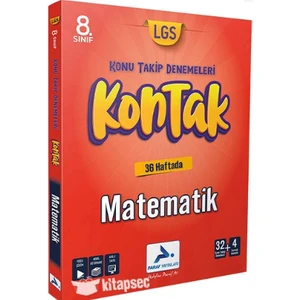 Paraf Yayınları 8. Sınıf LGS Matematik 36 Haftada Konu Takip Denemeleri
