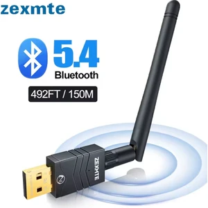 Usb Bluetooth 5.4 Adaptör Uzun Menzil 150 Metre Ultra Hızlı Ce Lisanslı Sertifikalı Yüksek Performanslı 