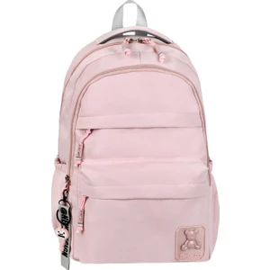 Su Itici Terletmez Kumaş Lise ve Ortaokul Unisex Sırt Çantası Günlük Çanta Özel Kumaş Cepli Desenli