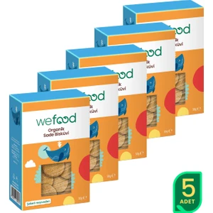 Kids Organik Sade Bisküvi 50 gr (Tereyağlı) 5'li