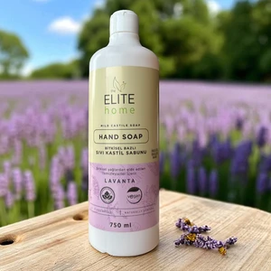 The Elite Home Bitkisel Bazlı ve Vegan Sertifikalı Lavantalı Sıvı El Sabunu 750 ml lavanta