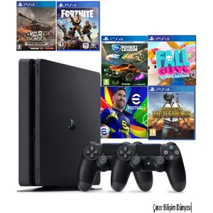 Ps4 1 Tb Slim Kasa 6 Oyunlu 2 Adet V2 Kol Teşhir Ürün 12 Ay Garanti
