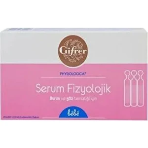 Serum Fizyolojik 40'lı Burun ve Göz Temizliği İçin Bebekler İçin Özel Formül