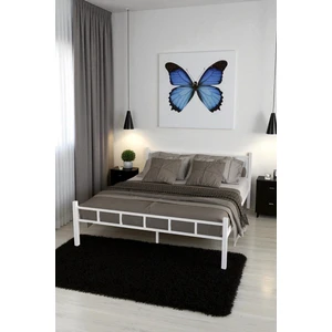 Serenita Serisi Siyah Metal Çift Kişilik Karyola,ferforje Karyola 160X200