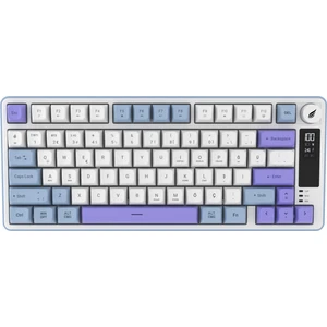 Hawk Gaming HK255 Membrane LCD Rgb Kablosuz/bluetooth Mavi Mor %75 Türkçe Gaming Klavye