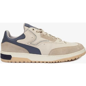 Erkek Açık Vizon Hakiki Deri Sneaker Ayakkabı 4Y1SA17450