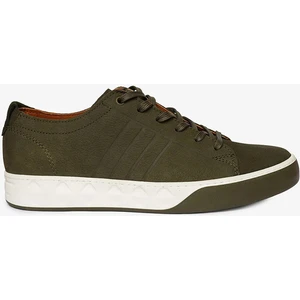 Erkek Haki Hakiki Deri Sneaker Ayakkabı 5Y1SA13292