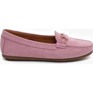 Kadın Pembe Hakiki Deri Loafer Ayakkabı 5Y2WA57725