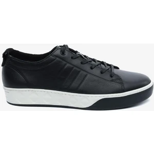 Erkek Siyah Hakiki Deri Sneaker Ayakkabı 5Y1SA13292