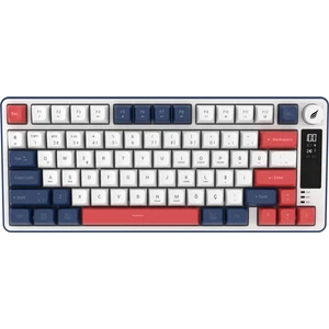 Hawk Gaming HK255 Membrane LCD Rgb Kablosuz/bluetooth Mavi Kırmızı %75 Türkçe Gaming Klavye