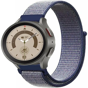 Samsung Galaxy Watch 4 5 5pro 6 Akıllı Saatleri Uyumlu Kordon Kumaş Desenli Cırt Cırtlı Spor Kayış