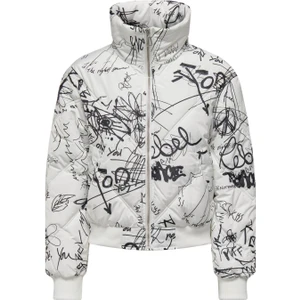 Onlmıa Short Aop Puffer cc Otw Beyaz