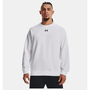 Under Armour Rival Fleece Crew Erkek Siyah Sweatshirt 1379755-001