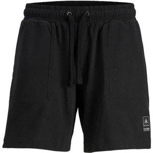 Jack & Jones JPSTMARINA REC SWEAT Siyah Erkek Şort